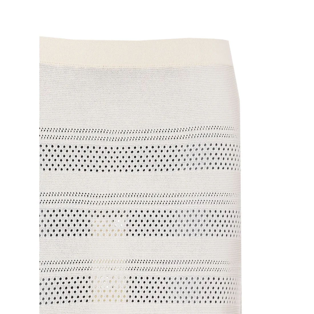 KNITTED LONGUETTE WITH RUFFLES - immagine 3