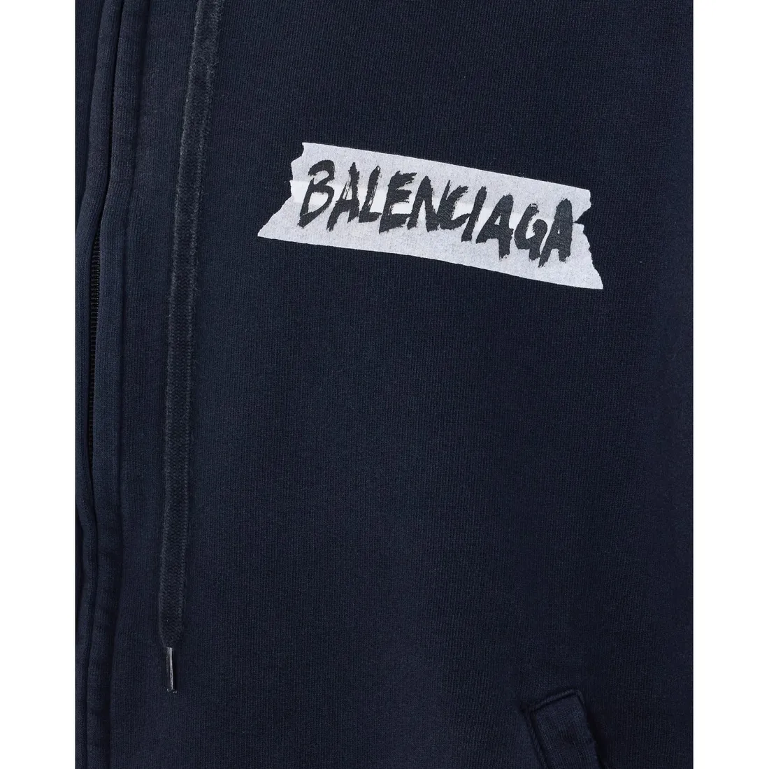 MASKING TAPE OVERSIZED HOODIE - immagine 3