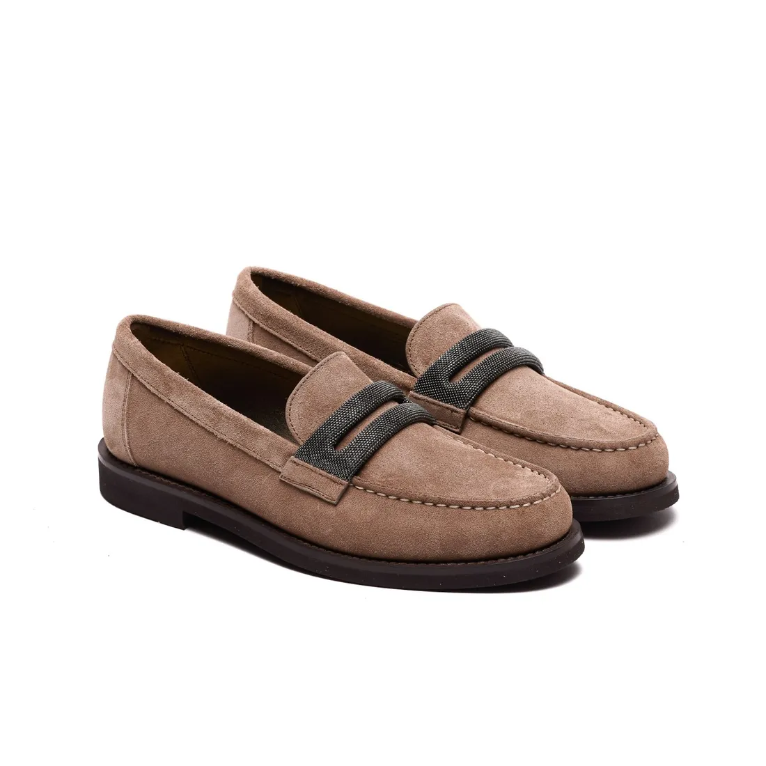 SUEDE PENNY LOAFERS - immagine 3