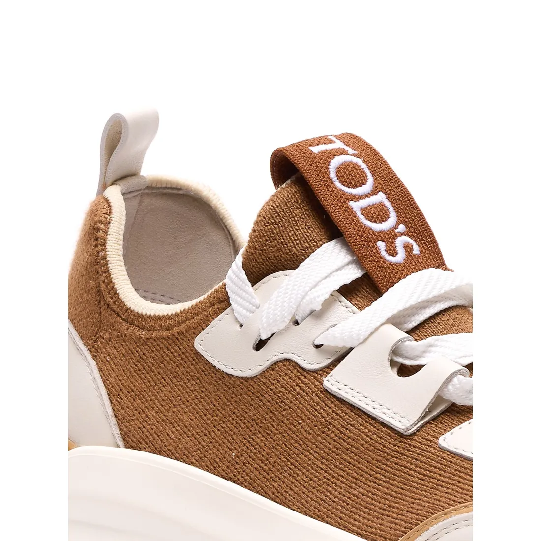 LEATHER AND FABRIC SNEAKERS - immagine 4