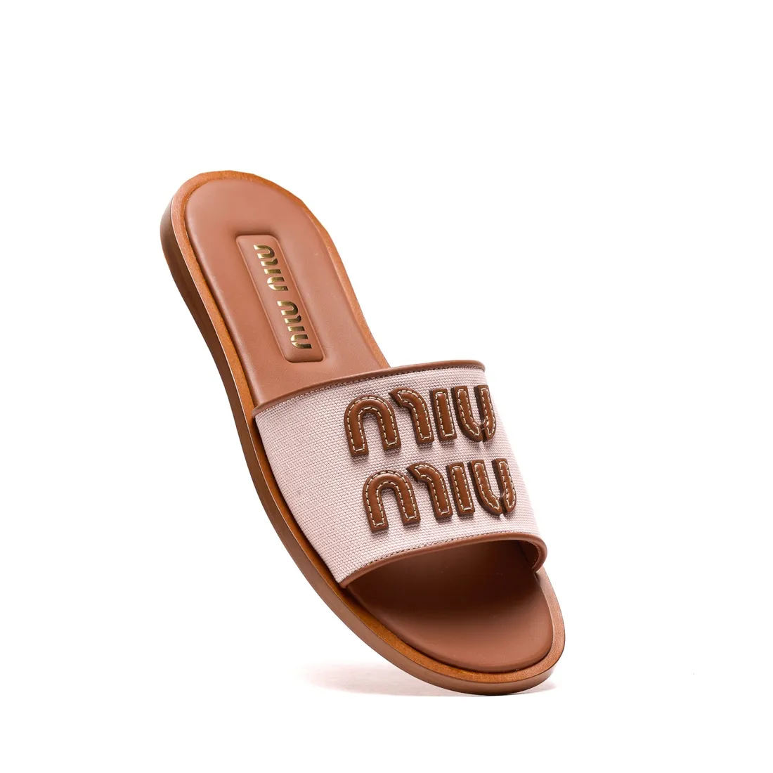 MIU MIU SLIDE SANDALS - immagine 4