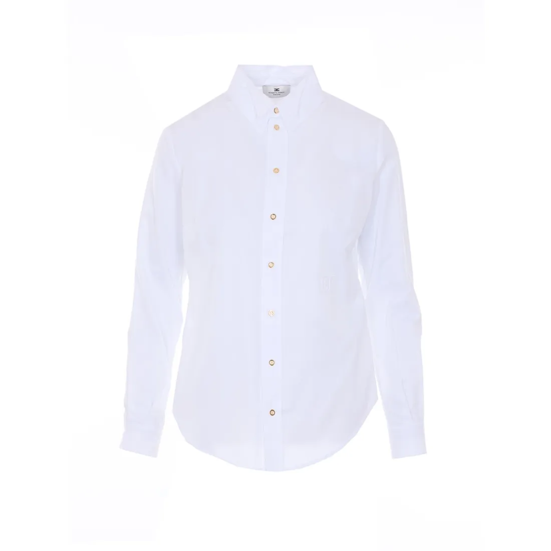 COTTON SHIRT WITH DOUBLE COLLAR AND EMBROIDERY - immagine 1