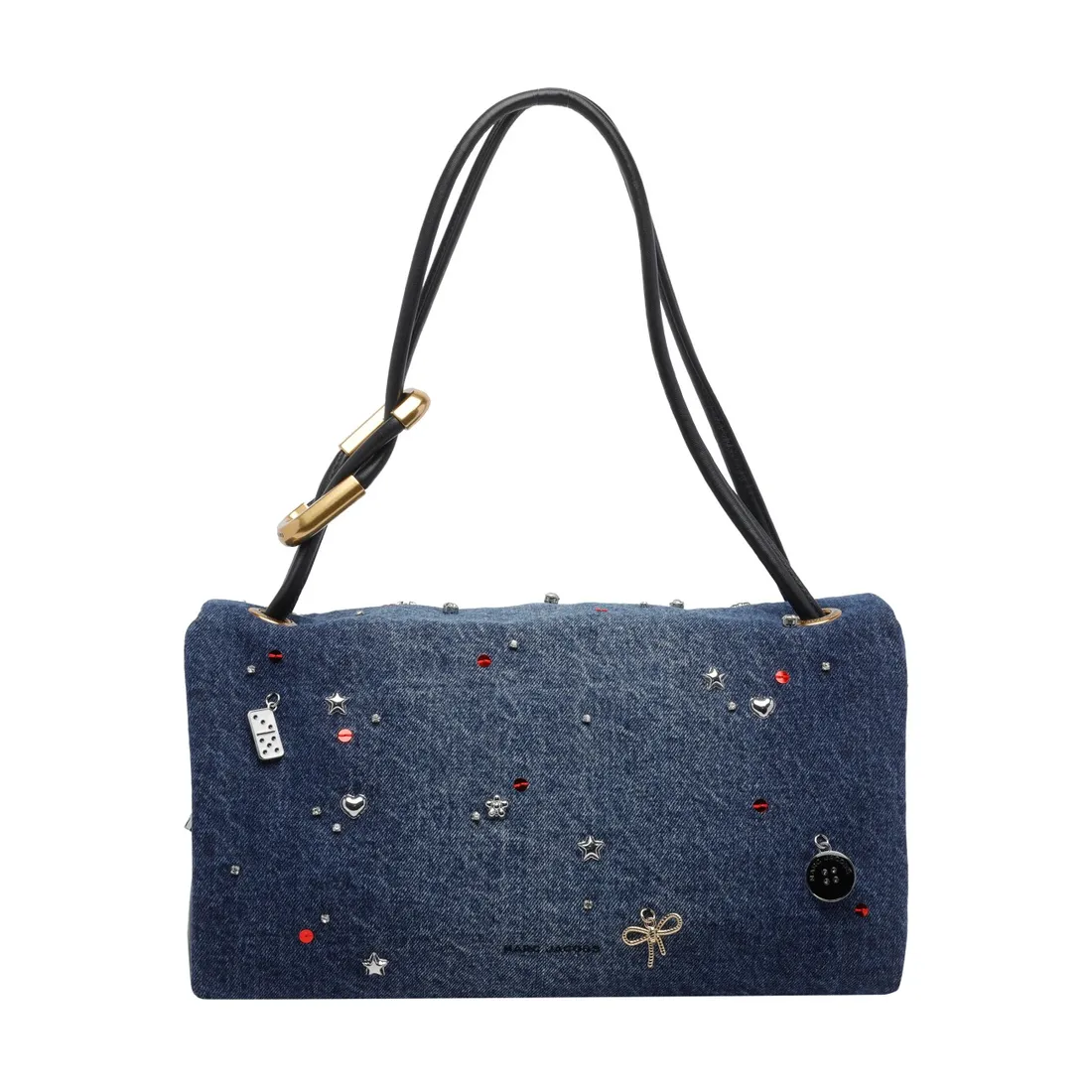 THE TRINKET CHARM DENIM DUAL SHOULDER BAG - immagine 3