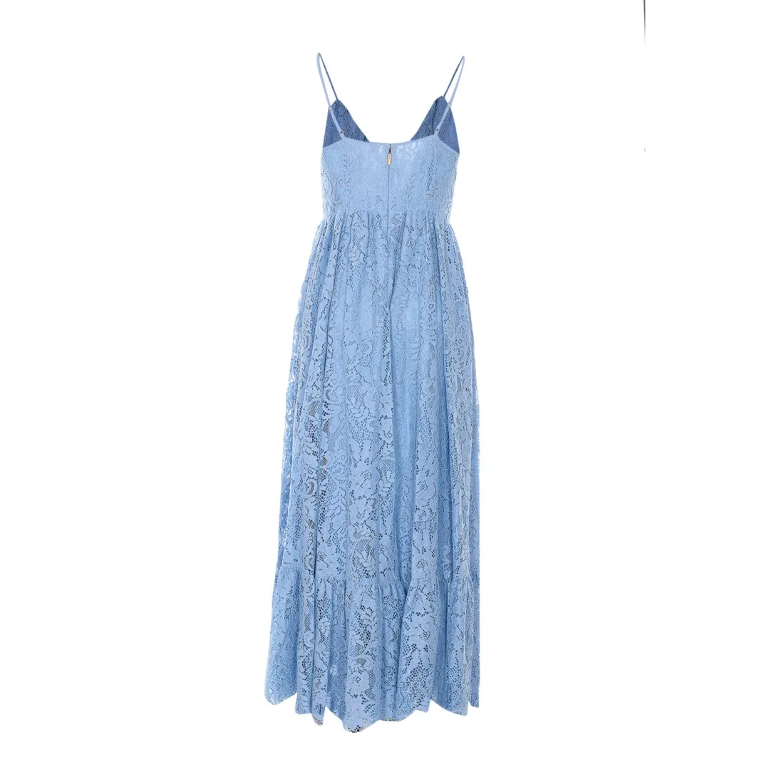 MAXI DRESS IN FLORAL LACE CORDED - immagine 2