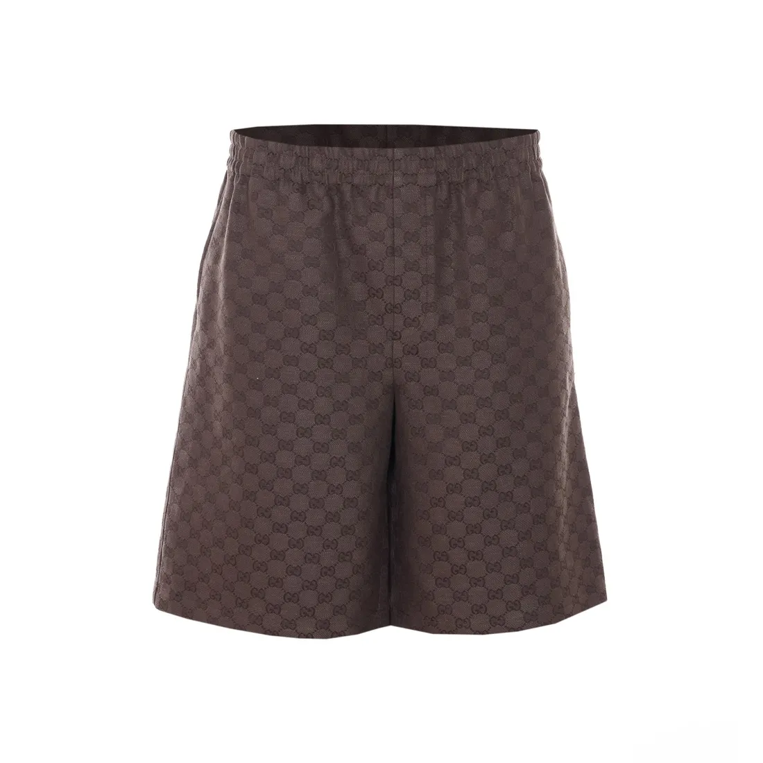 GG CANVAS LINEN BLEND SHORTS - immagine 1