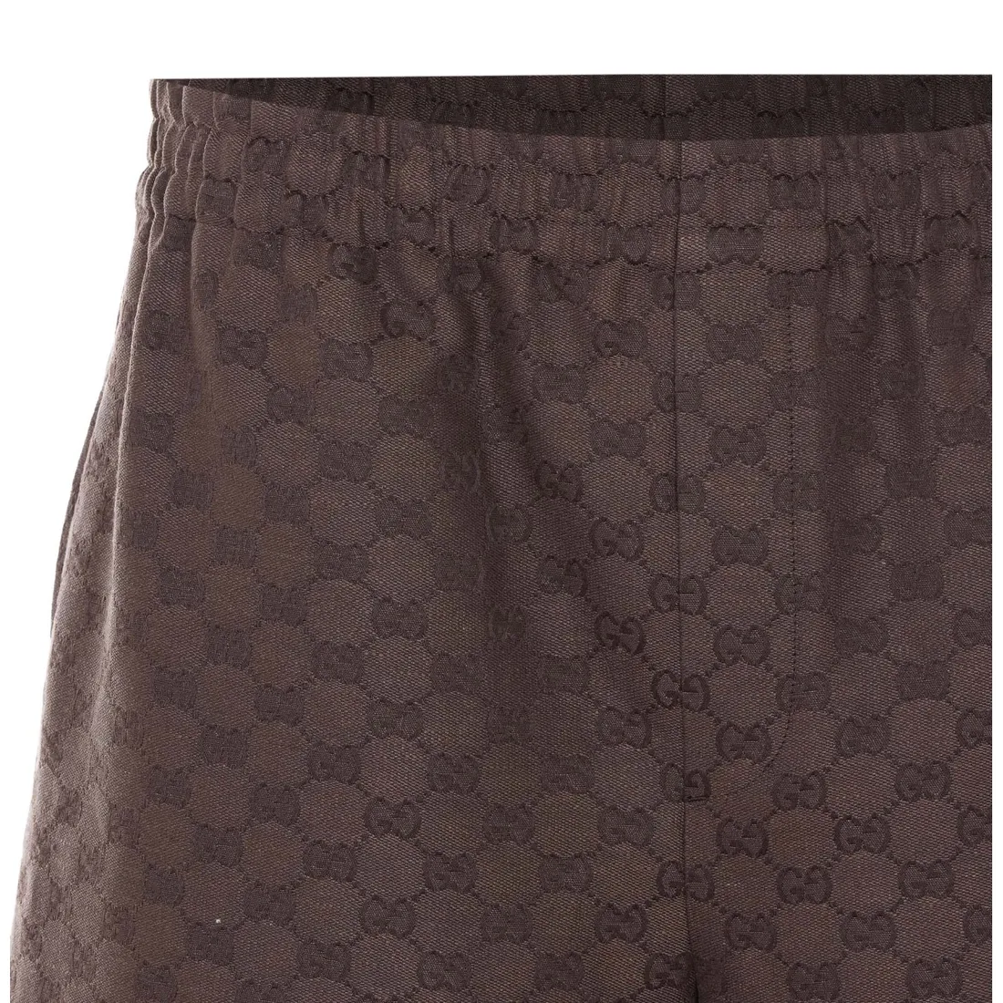 GG CANVAS LINEN BLEND SHORTS - immagine 4