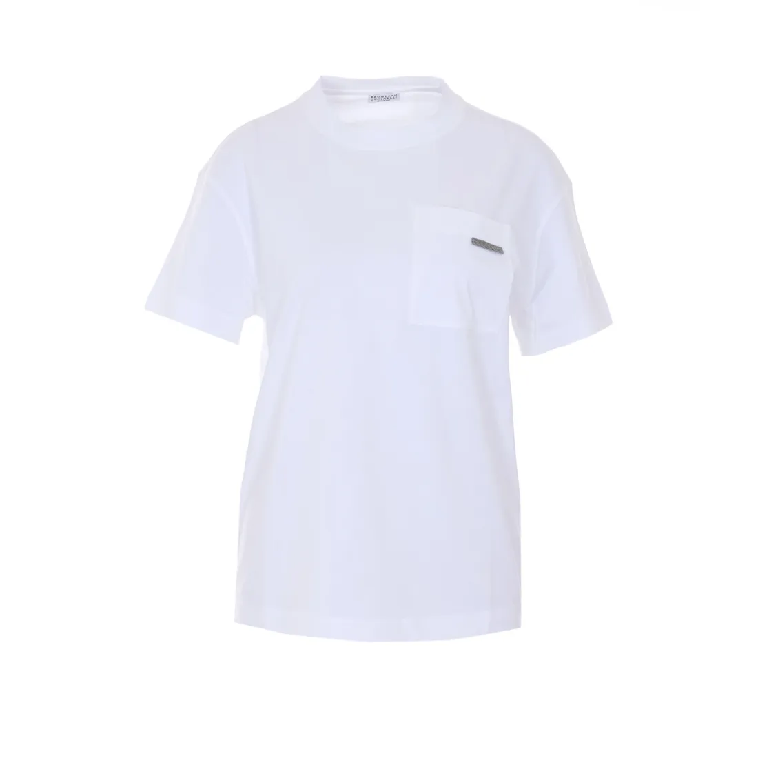 T-SHIRT WITH SHINY TAB - immagine 1