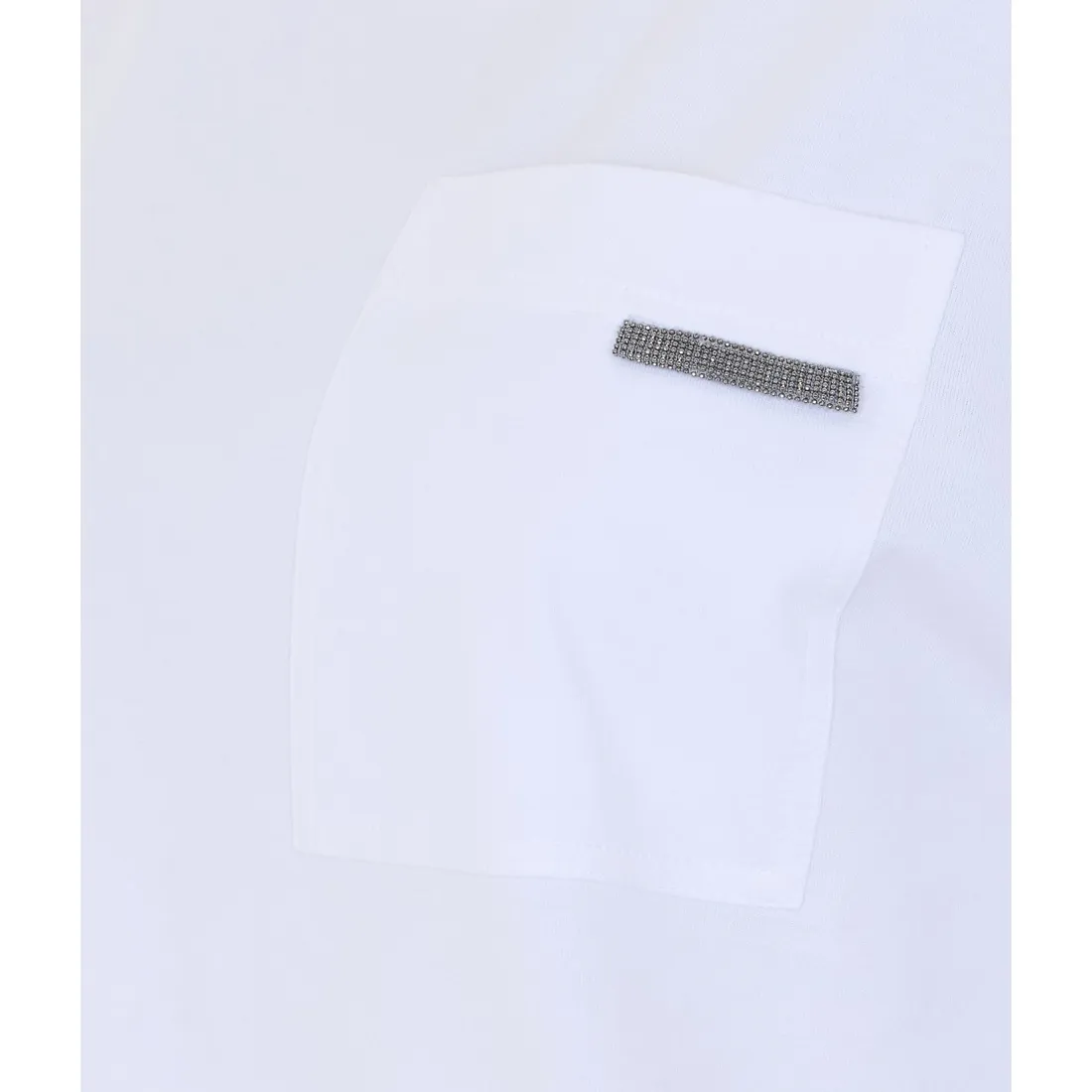 T-SHIRT WITH SHINY TAB - immagine 2