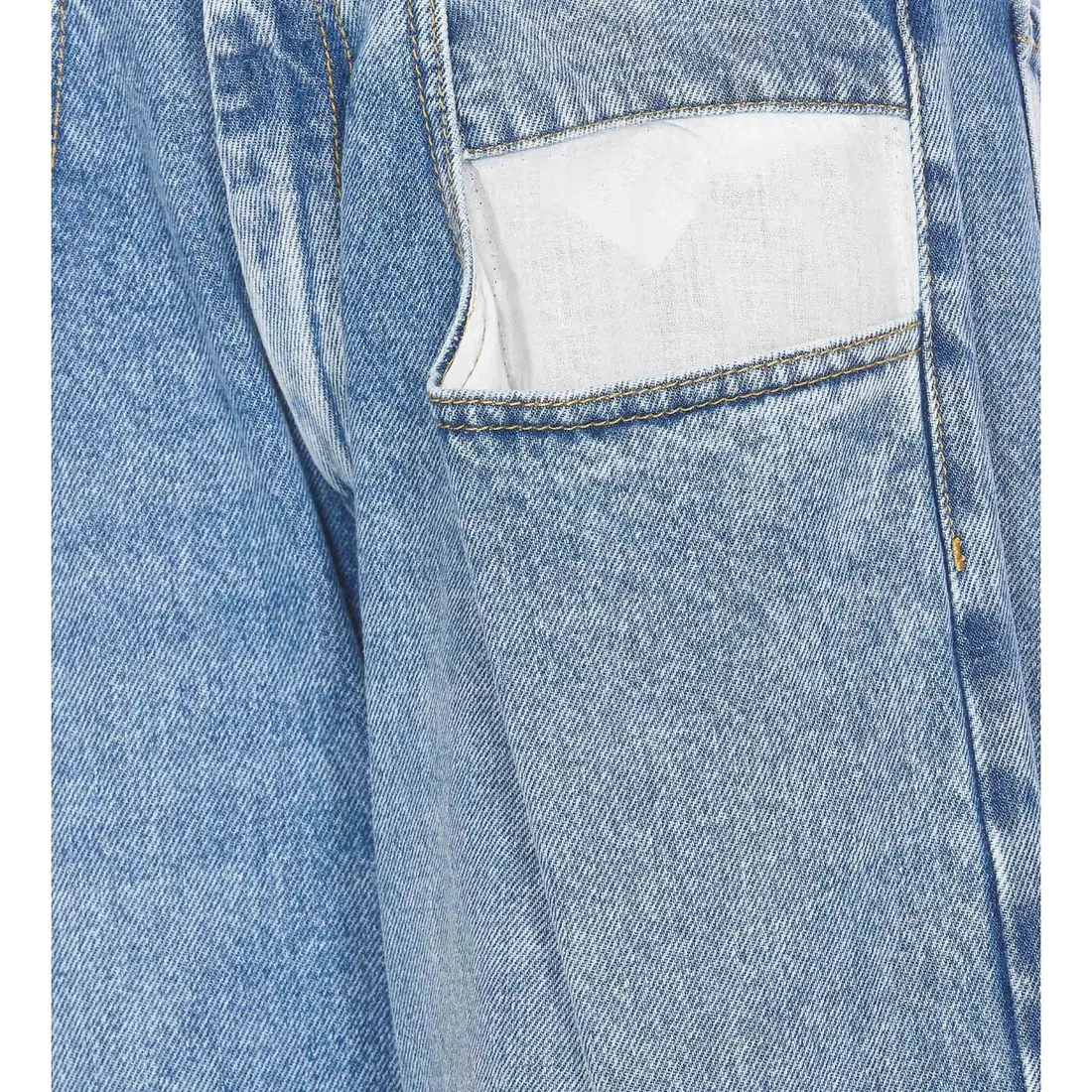 STRAIGHT LEG JEANS WITH CONTRAST POCKET - immagine 3
