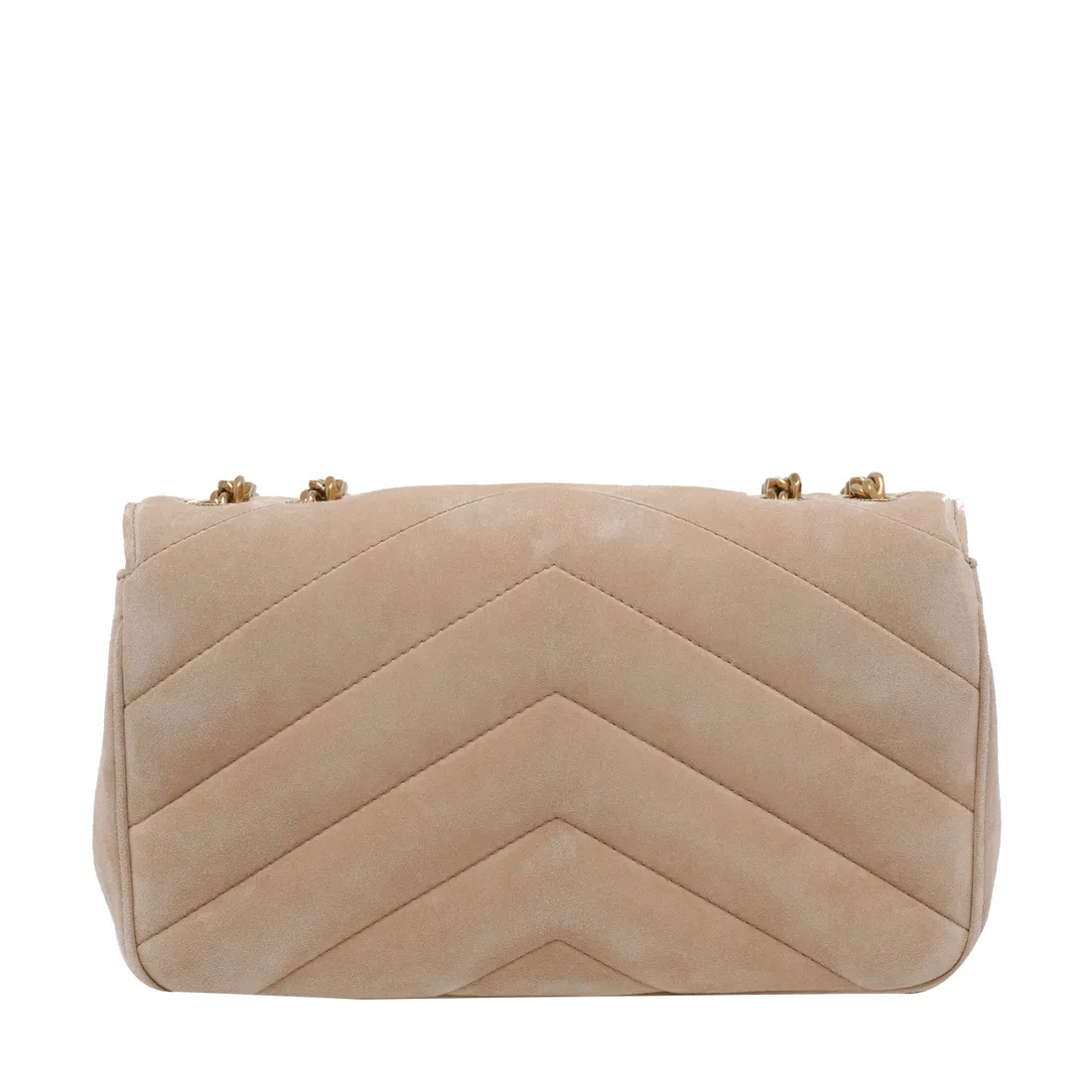 SMALL SUEDE LOULOU SHOULDER BAG - immagine 3