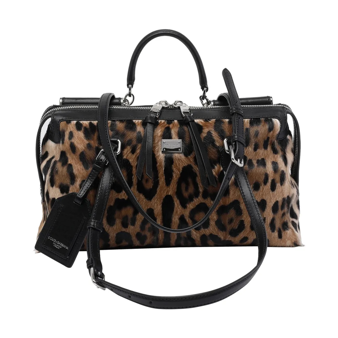 VITTORIA LEO PRINT HANDBAG - immagine 1