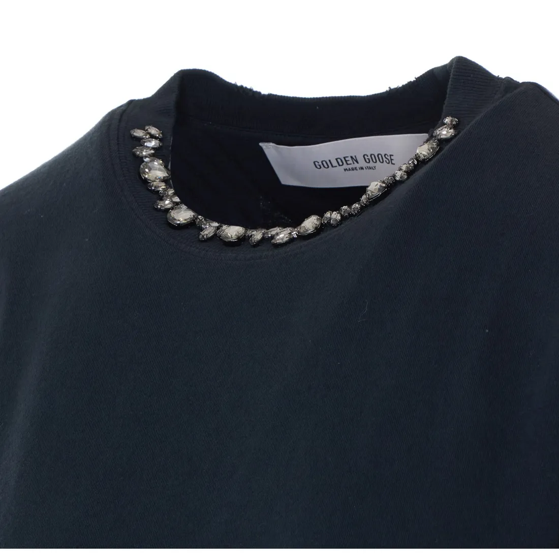 BOXY T-SHIRT WITH CRYSTALS - immagine 3