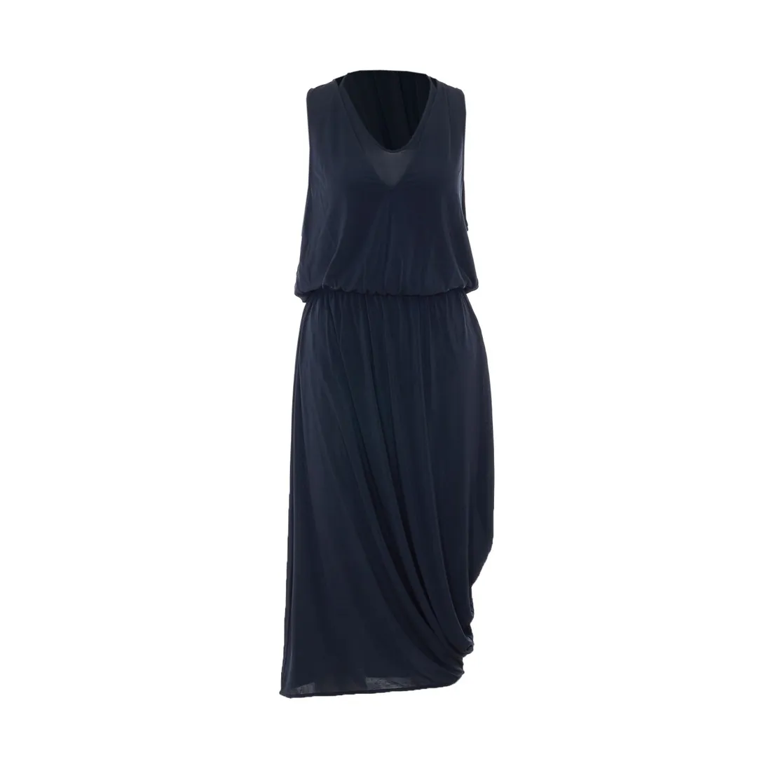 DOUBLE LAYER DRAPED DRESS - immagine 1