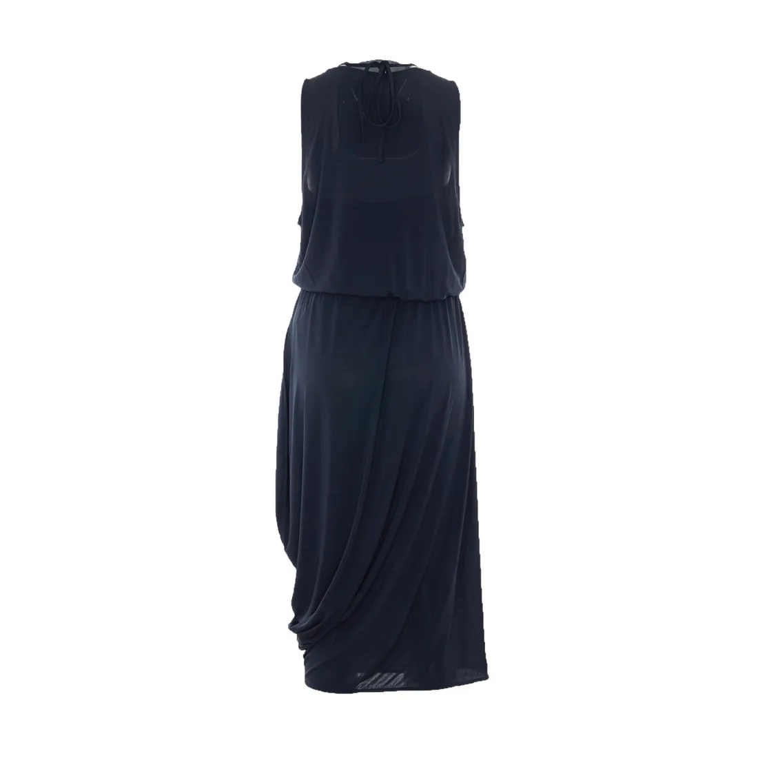 DOUBLE LAYER DRAPED DRESS - immagine 2