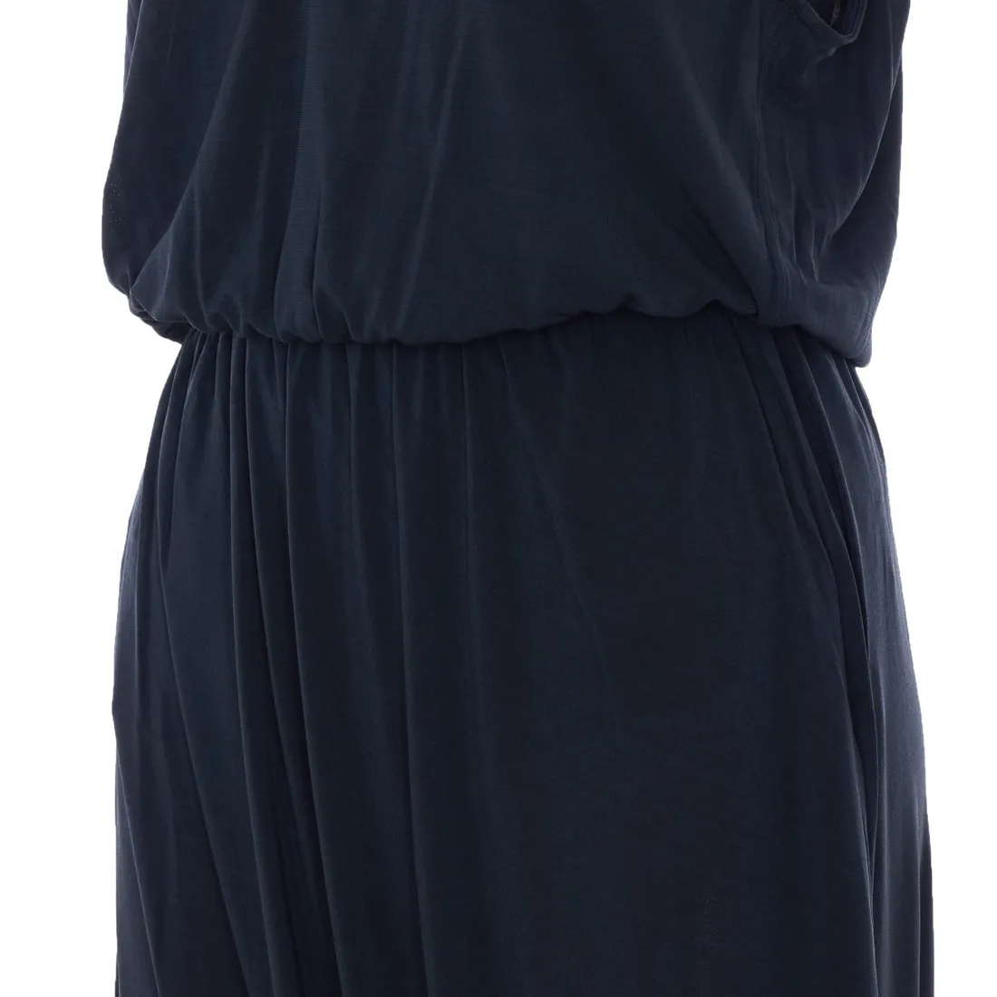 DOUBLE LAYER DRAPED DRESS - immagine 3