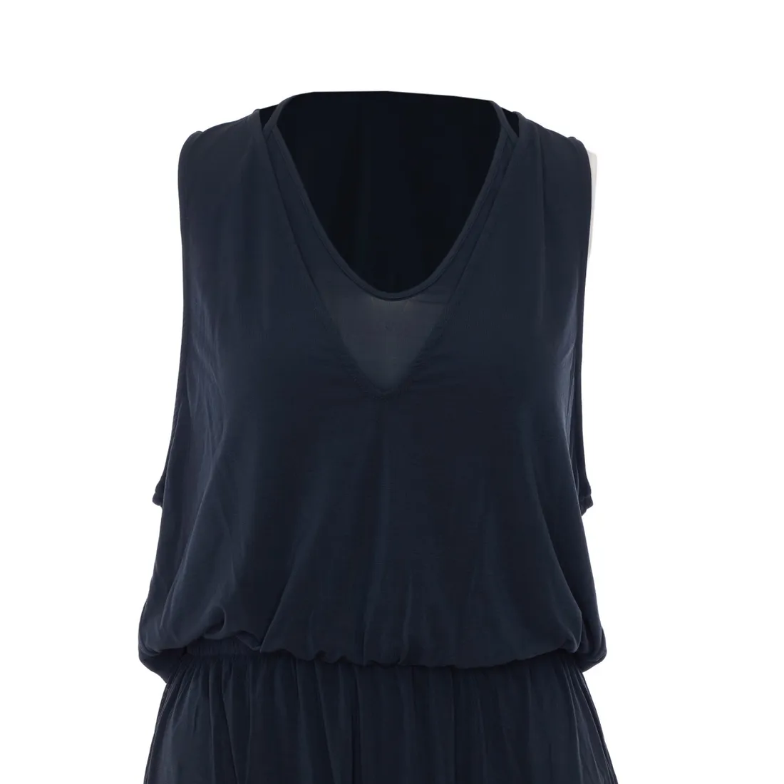 DOUBLE LAYER DRAPED DRESS - immagine 4