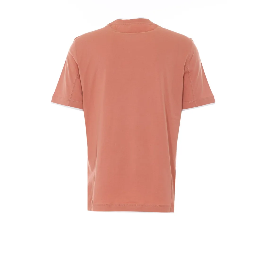 CREWNECK T-SHIRT COTTON JERSEY WITH FAUX LAYERING - immagine 2