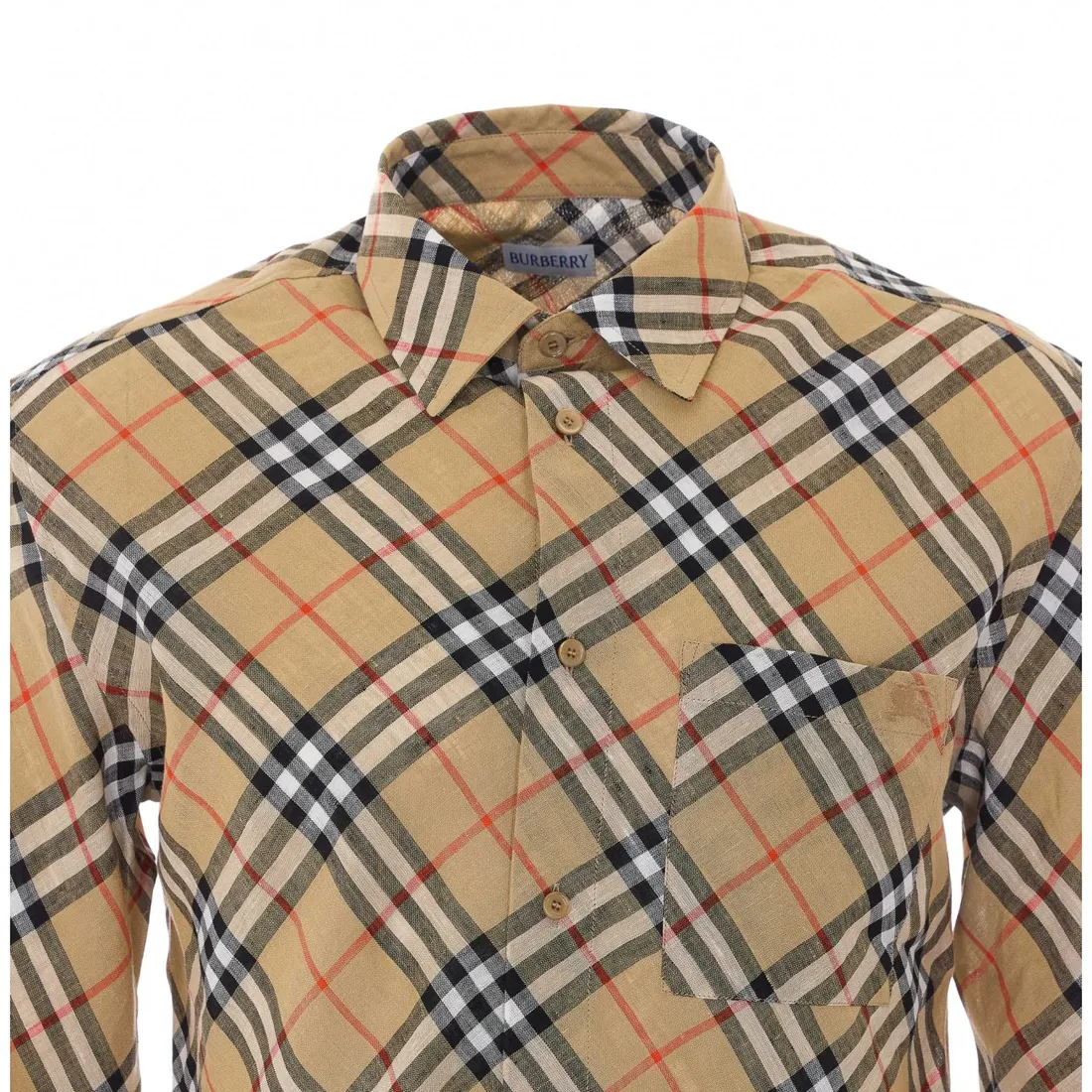 CHECK LINEN SHIRT - immagine 4