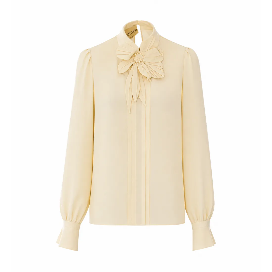EMBROIDERED CREPE DE CHINE SHIRT - immagine 1