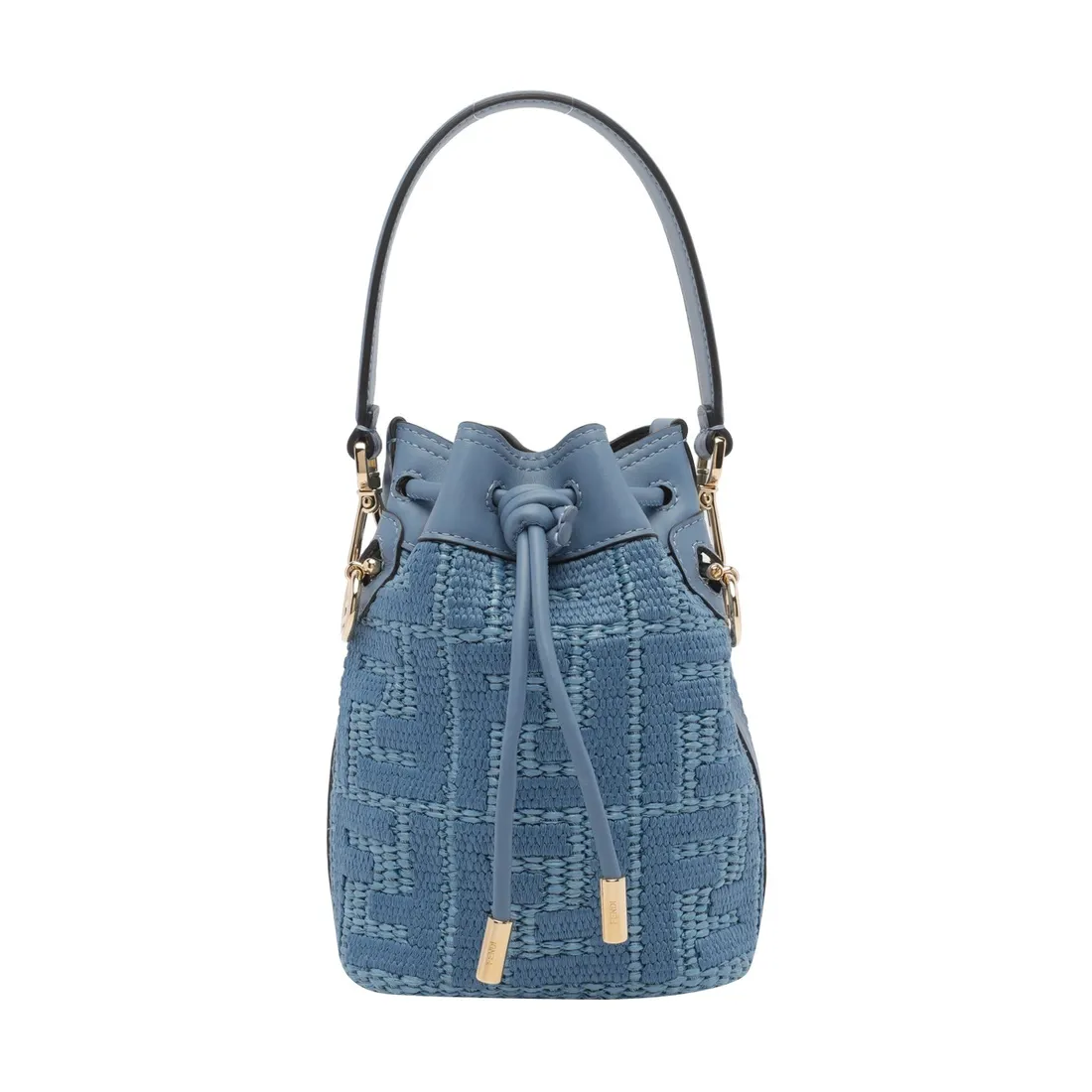 FENDI MON TRESOR MINI RAFIA BUCKET BAG - immagine 1