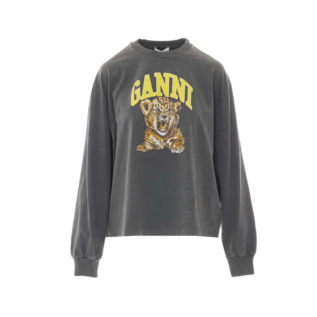 LOGO LONG SLEEVES T-SHIRT WITH FUTURE TIGER PRINT - immagine 1