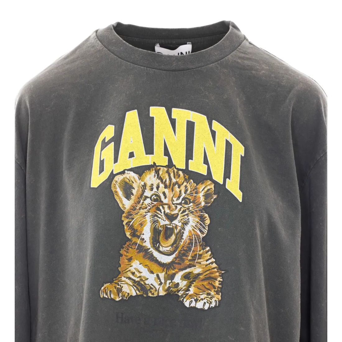 LOGO LONG SLEEVES T-SHIRT WITH FUTURE TIGER PRINT - immagine 4
