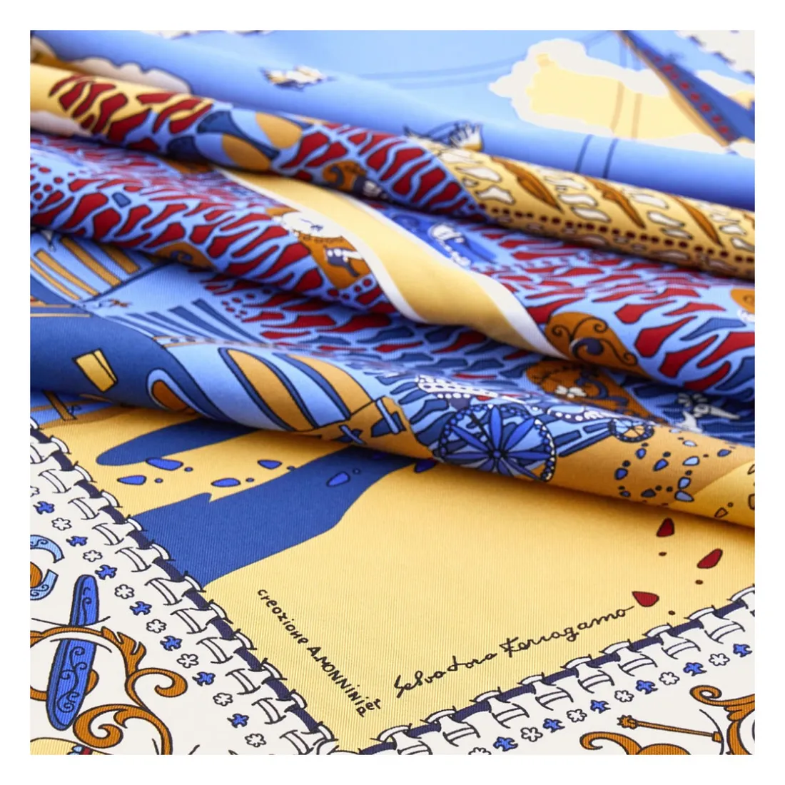 PALAZZO SPINI FERONI PRINT SILK FOULARD - immagine 2