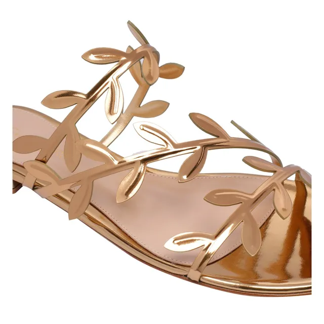 サンダル・ミュール PVC SANDALS WITH SVAROWSKI PVC SANDALS WITH SVAROWSKI 810/E/SW/NAUGE | Bruna Rosso