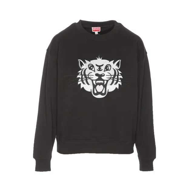 スウェット・トレーナー KENZO 'Happy Tiger' sweatshirt KENZO HAPPY TIGER EMBROIDERED SWEATSHIRT FF52SW1914MF/99J