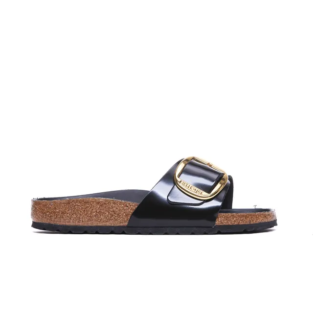 Spunkz Purple Shine Zebra Heel - White/Black Leather Zebra Sandals