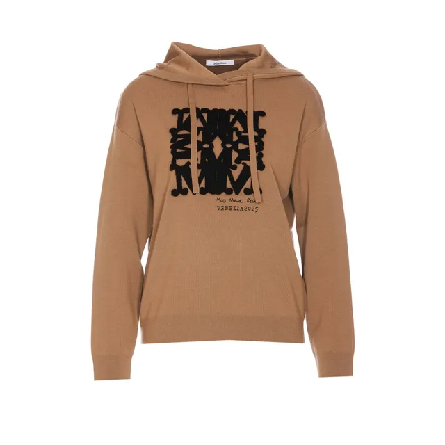 WOOL KNIT WITH JACQUARD MICRO LOGO MK23S56E2/110 | Bruna Rosso