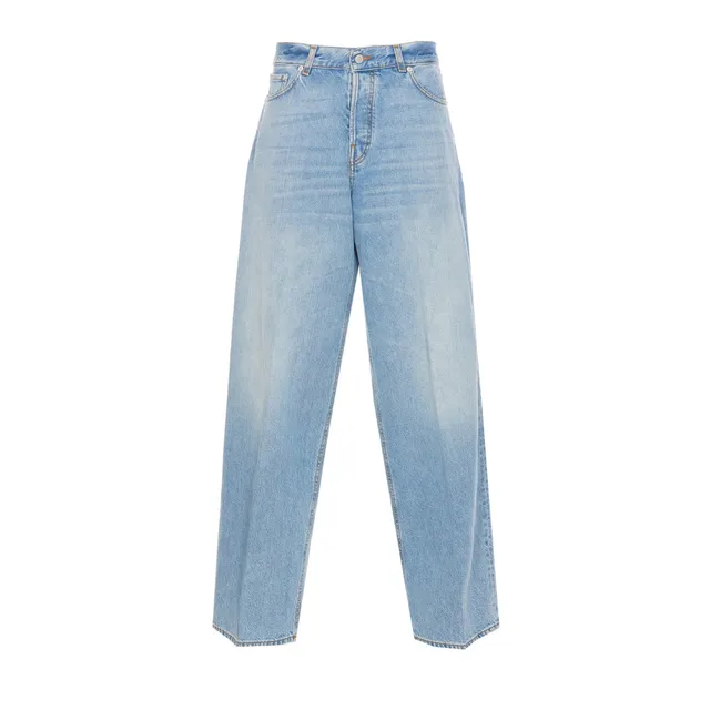 VINTAGE INDIGO TURNED UP JEANS 813509/V42W04715 | Bruna Rosso