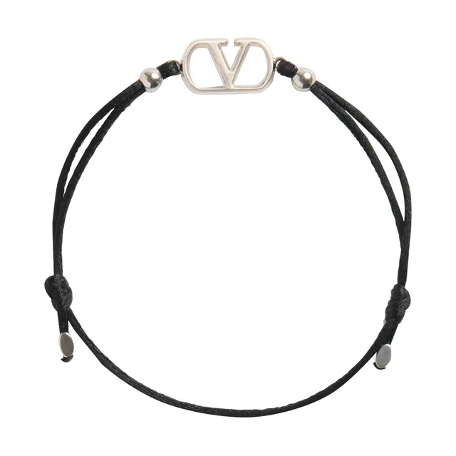 【Valentino】BRACELET VLOGO SIGNATURE PEARL◆7W2J0G16UXM Vlogo Signature Bracelet With Pearls for Woman in Gold