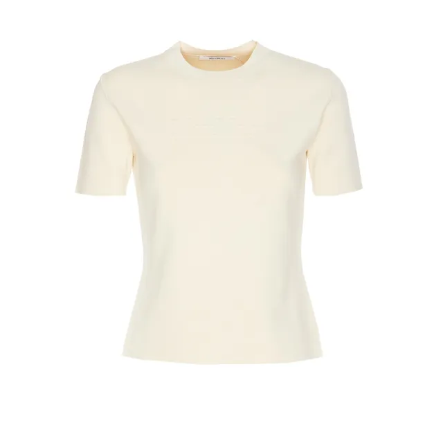 Tシャツ・カットソー Max Mara Studio GENNAIO T-SHIRT Max Mara Tacco Logo Dog Print T-Shirt-Black (Tops) IFCHIC.COM
