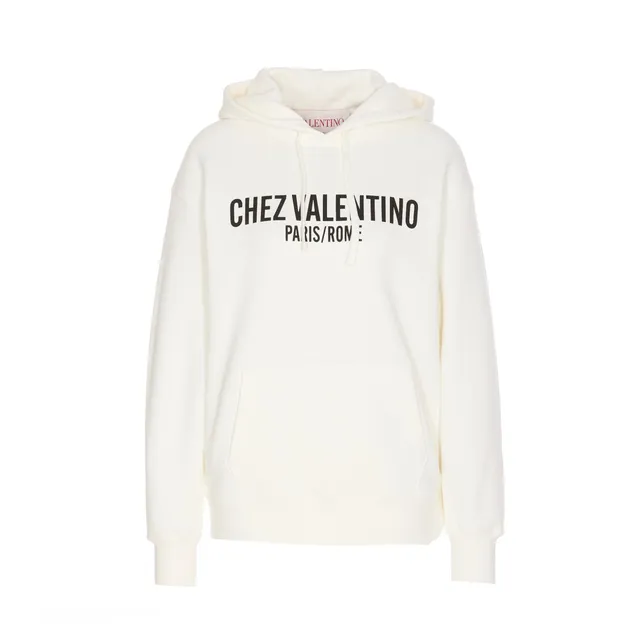 CHEZ VALENTINO PRINT HOODIE MF24D960/259 | Bruna Rosso