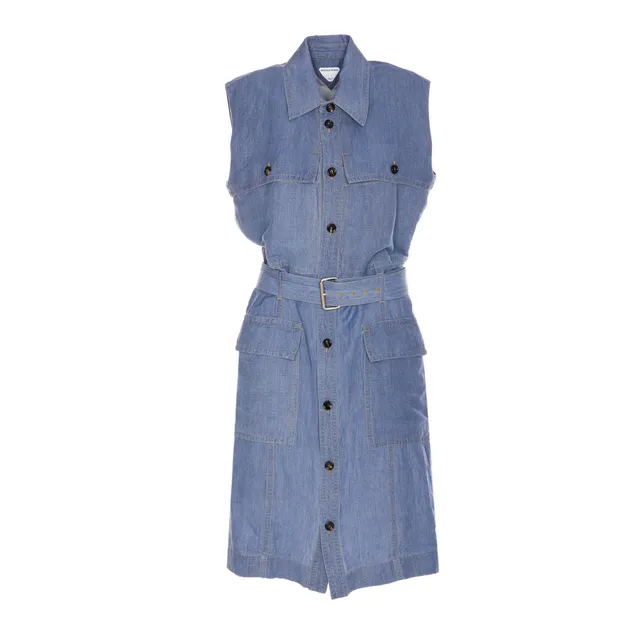 オールインワン・サロペット Pinko ANDRES LONG COTTON DRESS WITH UTILITY SLEEVELESS VEST 105246A2MI-C00