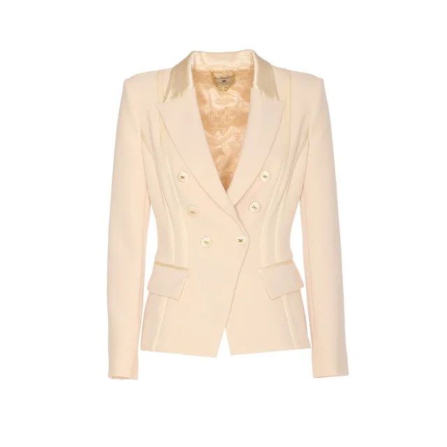 ジャケット Pinko ELEVATION BLAZER JACKET IN CANVAS WITH BUTTONS Buttoned canvas blazer PINKO → Shop Online