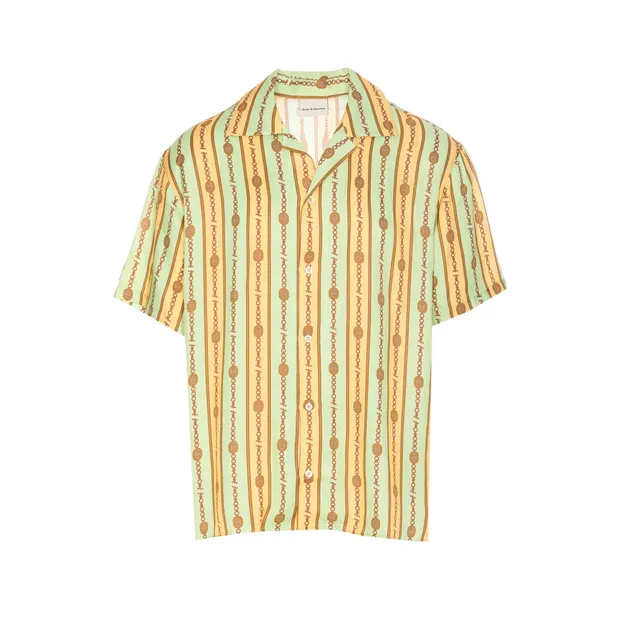 MARNI STITCHING BACK CONTRASTING WOOL SHIRT CUMU0278QS