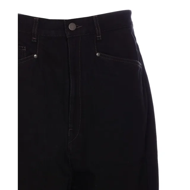 GLAUCO WIDE DENIM TROUSERS 2512131025600 GLAUCO/001 | Bruna