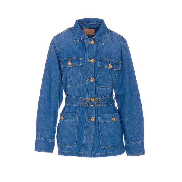 ジャケット BADBLOOD Emboss B denim tracker jacket 5BFM228 BADBLOOD Emboss B denim tracker jacket 5BFM228