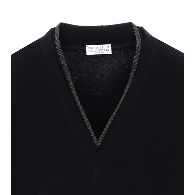 T-SHIRT WITH PRECIOUS FAUX LAYERING M0T18BD200/C159 | Bruna
