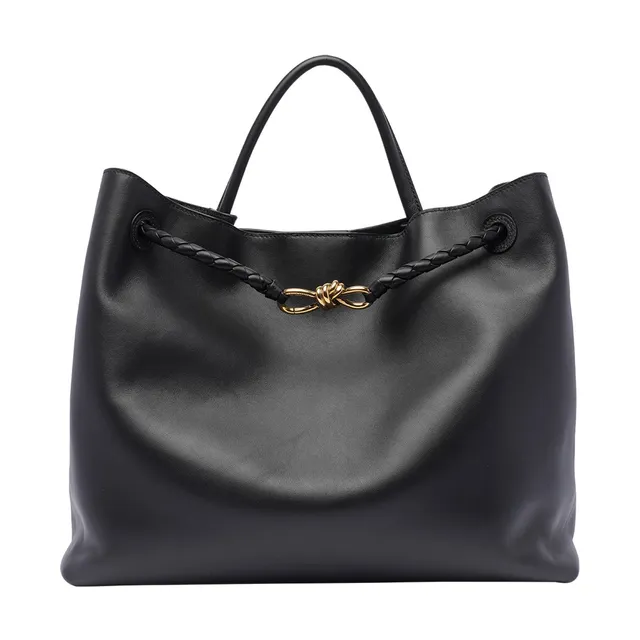 FRINGED LEATHER HANDBAG XBWAPAFL1F0/XEAB999 | Bruna Rosso