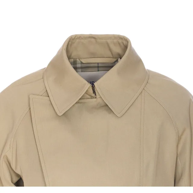 ジャケット BURBERRY Women Jackets 8106341 C2219 Beige TRENCH CROPPED GABARDINE JACKET 8106341/C2219 | Bruna Rosso