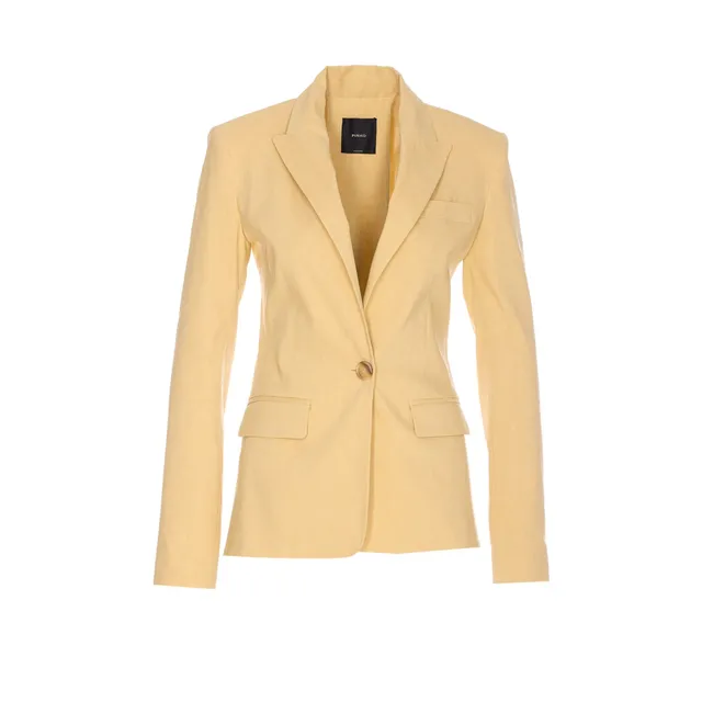 OGNI VOLTA LINEN BLAZER WITH BACK OPENINGS 104818/A0IMC23