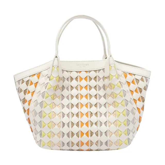 トートバッグ GANNI LARGE VICHY EASY LOGO SHOPPER BAG LARGE VICHY EASY LOGO SHOPPER BAG A6893/038 | Bruna Rosso