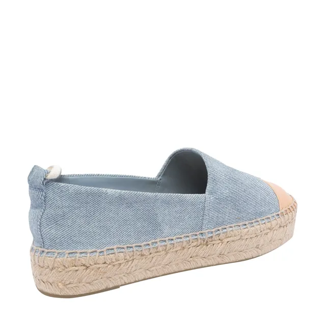 スリッポン Tory Burch SS25 CAP TOE ESPADRILLE (164724 100 100) LOGO CAP-TOE ESPADRILLES 164724/100 | Bruna Rosso