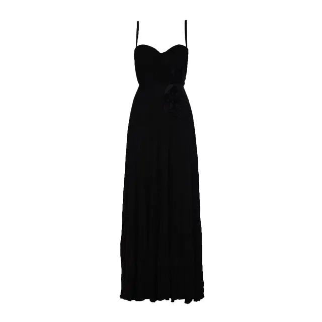 RED CARPET DRESS IN LUREX JERSEY ABR1556E2/EA5 | Bruna Rosso