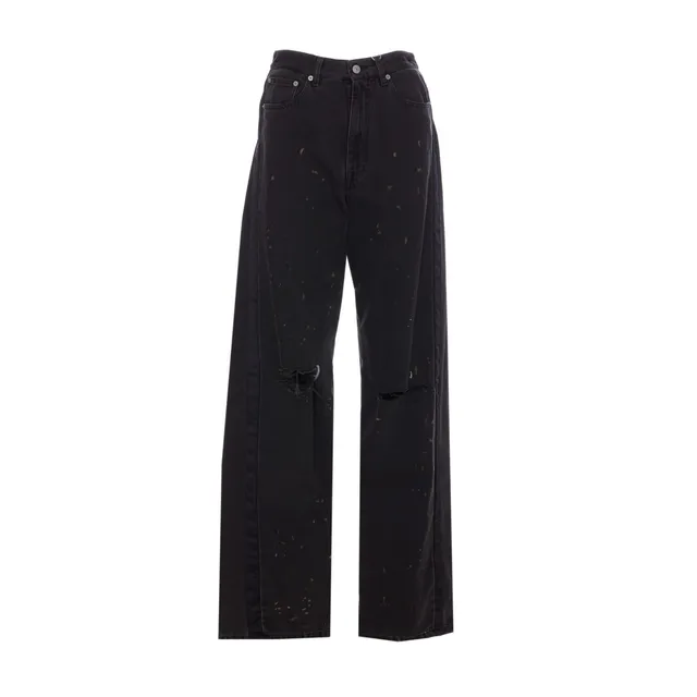 Bruna Button Wide Legged Pant | Black Bruna Button Wide Legged Pant | Black