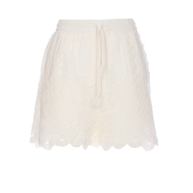 ショートパンツ Pinko SERENATA MACRAME' SHORTS PERFORATED SERENATA MACRAME' SHORTS PERFORATED 104856/A2G9Z05 | Bruna Rosso