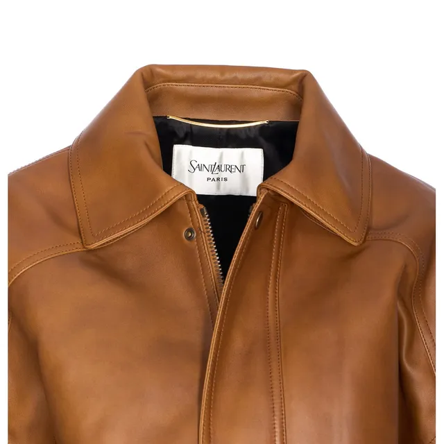 レザージャケット・コート Pinko FEVER WASHED LEATHER JACKET WITH COLLAR Washed leather jacket with collar PINKO → Shop Online
